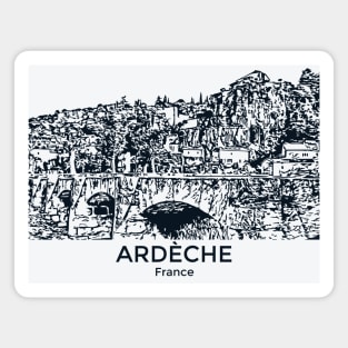 Ardèche - France Magnet